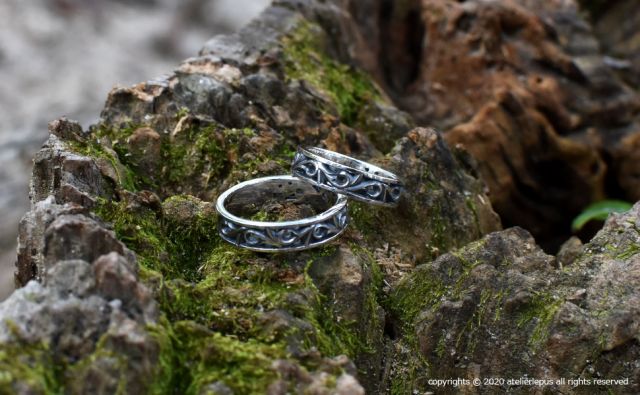≪cooldust≫- arabesque design ring -