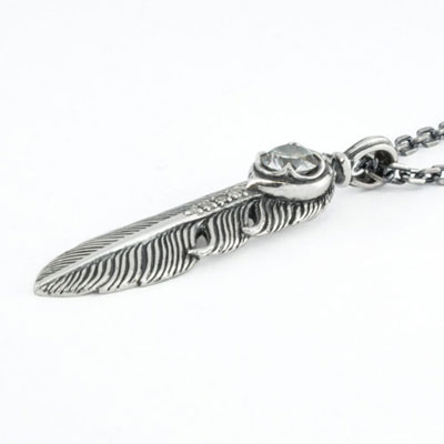 販売終了≪アルテミスクラシック≫ペア販売/イカロスフェザーペンダント(ラージ&スモール:クリア)