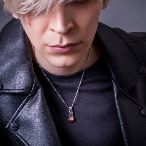 ≪Artemis Kings/アルテミスキングス≫ペアセット 青彩＆赤彩フィッシュフックペンダント AKE0120 AKE0121