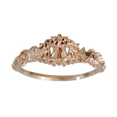 銀時Presents≪うみくん × Fatima Design コラボアクセサリー　Vol.2≫リング　K10　ピンクゴールド