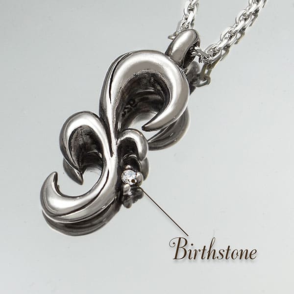 ≪DAgDART/ダグダート≫【ペア】選べる誕生石　アラベスク ストーン×シルバーペアペンダント