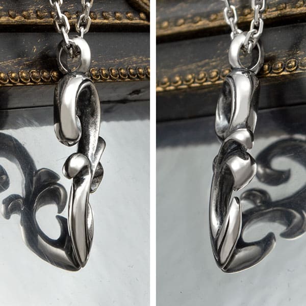 ≪DAgDART/ダグダート≫【ペア】選べる誕生石　アラベスク ストーン×シルバーペアペンダント