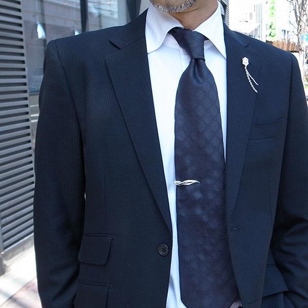 ≪DAgDART/ダグダート≫【Glass】シルバーネクタイピン