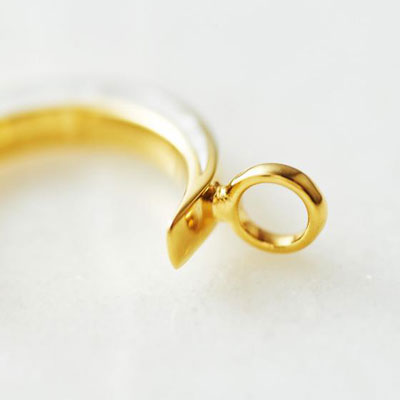 ≪Crescent Luna/クレセントルナ≫CONCHA LUNA PENDANT /コンチャルナペンダント GOLD