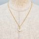 ≪Crescent Luna/クレセントルナ≫CONCHA LUNA PENDANT /コンチャルナペンダント GOLD