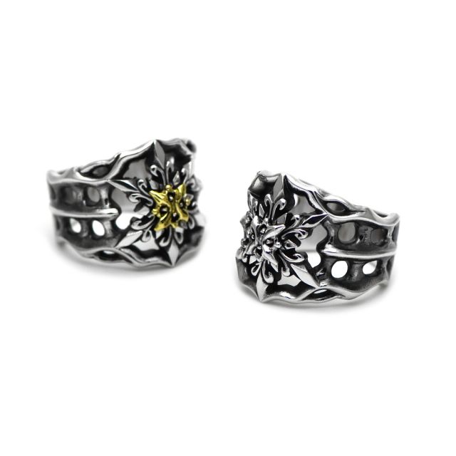 ≪cooldust≫- snowflake ring - SS