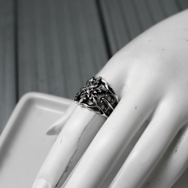 ≪cooldust≫- snowflake ring - SS
