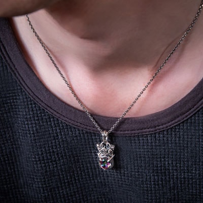 AQUA FORTIS シルバーネックレス ミスティッククォーツ