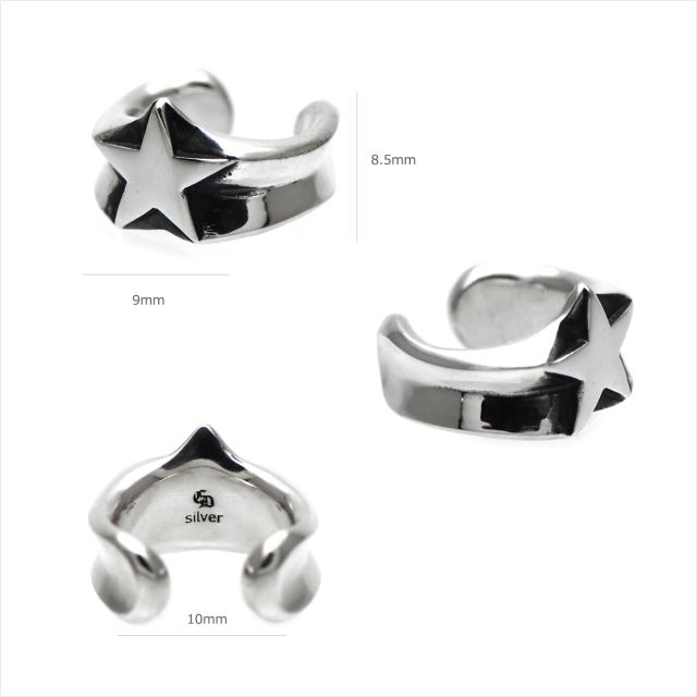 ≪cooldust≫star motif ear cuff 