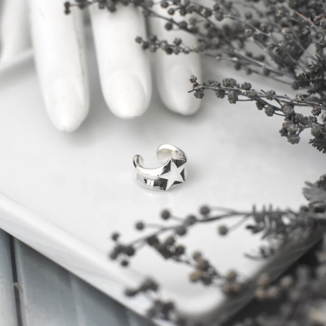 ≪cooldust≫star motif ear cuff 