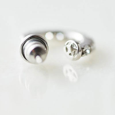 ≪Crescent Luna/クレセントルナ≫RUEDA PIERCE SV/ルエダピアス SILVER