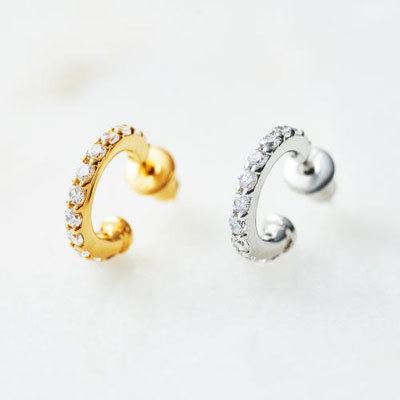 ≪Crescent Luna/クレセントルナ≫RUEDA PIERCE SV/ルエダピアス SILVER