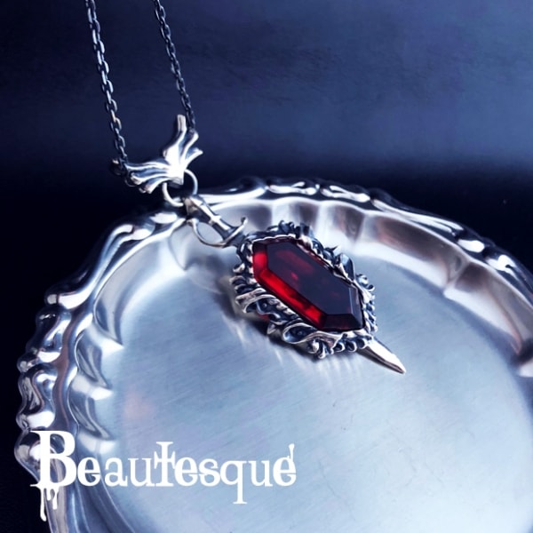 ≪Beautesque/ビュウテスク≫the Darkside-crystal/シルバーペンダント