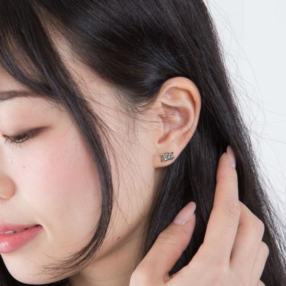 ≪DAgDART/ダグダート≫【Love encompassed】ハート シルバー ピアス  