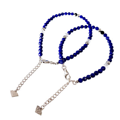 ≪FatimaDesign/ファティマデザイン≫ラピスラズリBEADSブレス