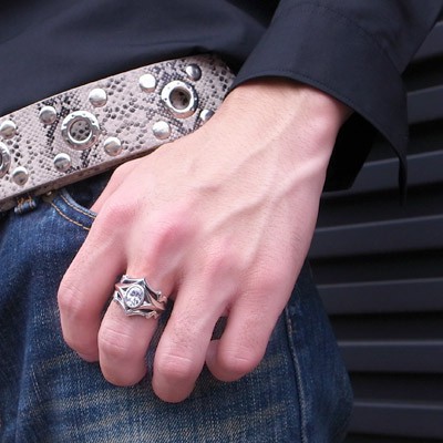 ≪DAgDART/ダグダート≫【Gram】キュービックジルコニア シルバーリング /刻印可能