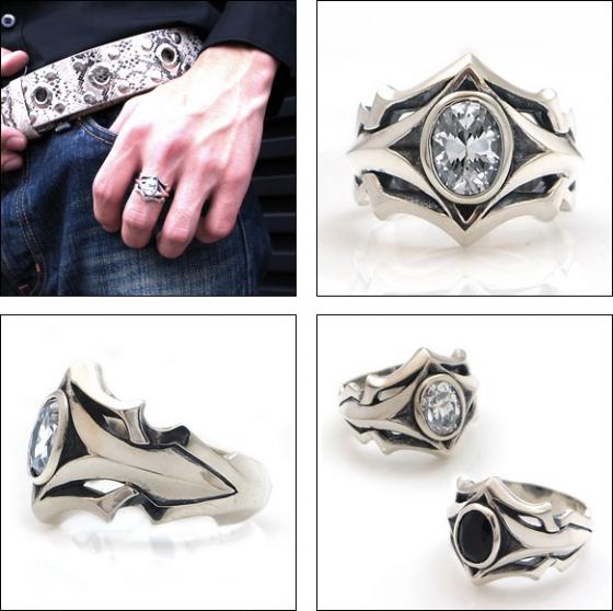 ≪DAgDART/ダグダート≫【Gram】キュービックジルコニア シルバーリング /刻印可能