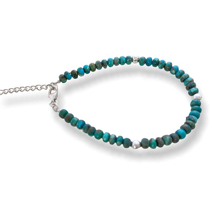 ≪FatimaDesign/ファティマデザイン≫ターコイズ　ブレスレット