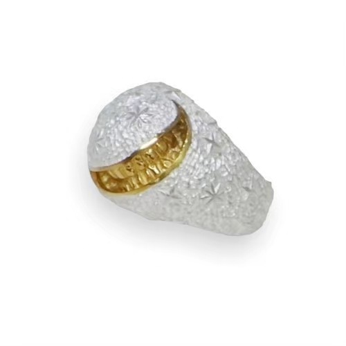 ≪smile_mammy/スマイルマミー≫ crescent moon smile ring_1 white Ver./  s_m-R.40