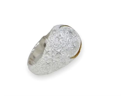 ≪smile_mammy/スマイルマミー≫ crescent moon smile ring_1 white Ver./  s_m-R.40