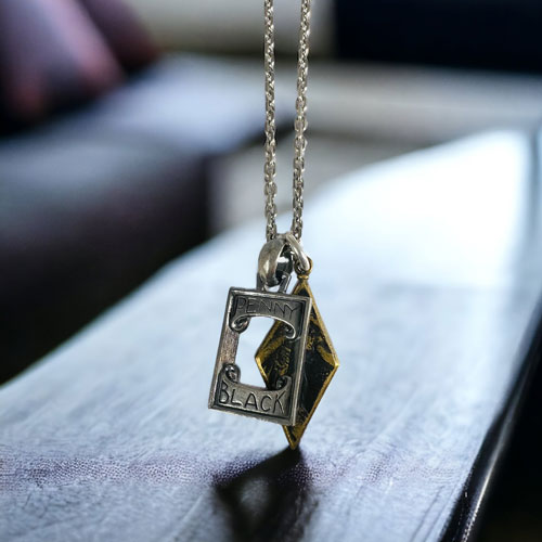 ≪PennyBlack/ペニーブラック≫トランプモチーフ シルバーペンダント