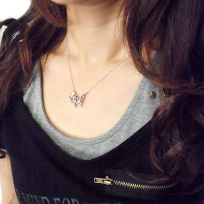 ≪Crescent Luna/クレセントルナ≫antonimo YOU&ME&chain/アントニモユー&ミーセット SILVER