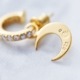 ≪Crescent Luna/クレセントルナ≫LUNA PIERCE/ルナピアス GOLD