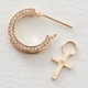 ≪淳(TAKE NO BREAK) × Fatima Design コラボアクセサリー≫K10ゴールドピアス　天然ダイヤモンド