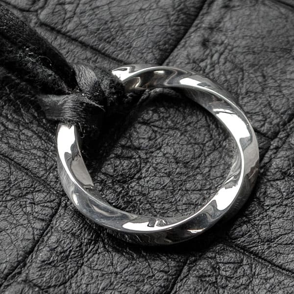 ≪DAgDART/ダグダート≫【Glass】誕生石シルバーペンダント(革紐)