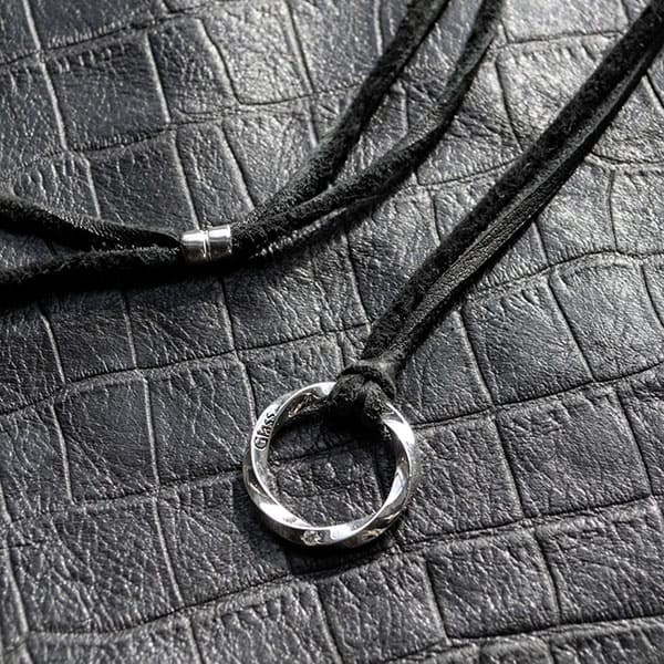 ≪DAgDART/ダグダート≫【Glass】誕生石シルバーペンダント(革紐)