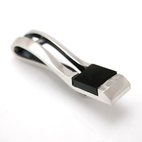 ≪DAgDART/ダグダート≫【MOCHA】オニキス×シルバーネクタイピン