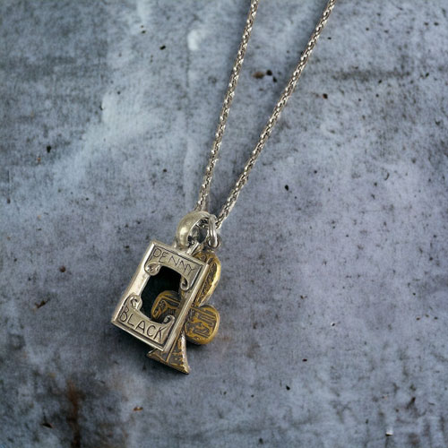 ≪PennyBlack/ペニーブラック≫トランプモチーフ シルバーペンダント 