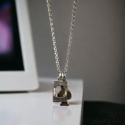 ≪PennyBlack/ペニーブラック≫トランプモチーフ シルバーペンダント 