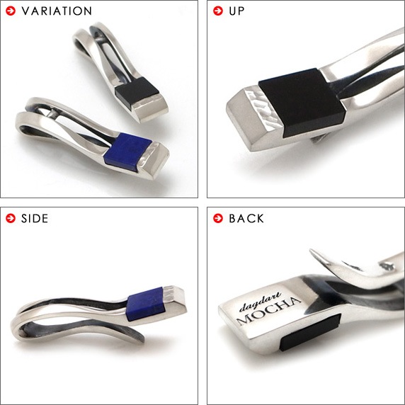 ≪DAgDART/ダグダート≫【MOCHA】ラピスラズリ×シルバーネクタイピン