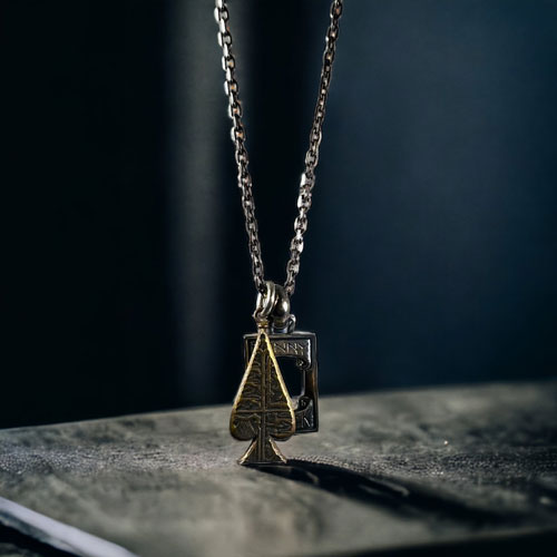 ≪PennyBlack/ペニーブラック≫トランプモチーフ シルバーペンダント 