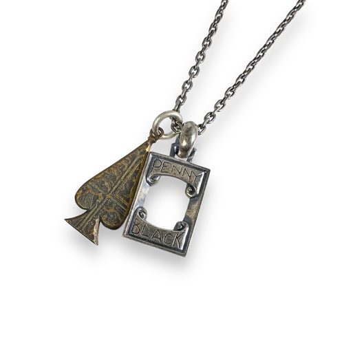 ≪PennyBlack/ペニーブラック≫トランプモチーフ シルバーペンダント 