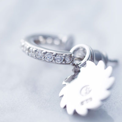 ≪Crescent Luna/クレセントルナ≫POWER PIERCE/パワーピアス SILVER