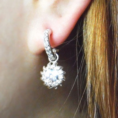 ≪Crescent Luna/クレセントルナ≫POWER PIERCE/パワーピアス SILVER