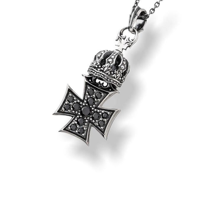 ≪Artemis Kings/アルテミスキングス≫クラウンアイアンクロスペンダント