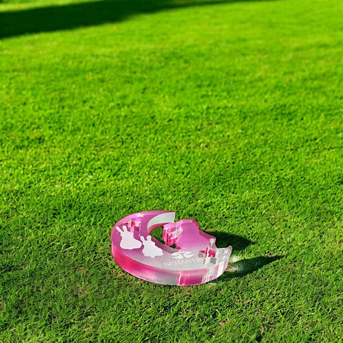 ≪SERASTINY / セラスティニー≫～月うさぎ～/ゴルフマーカー(ピンク)