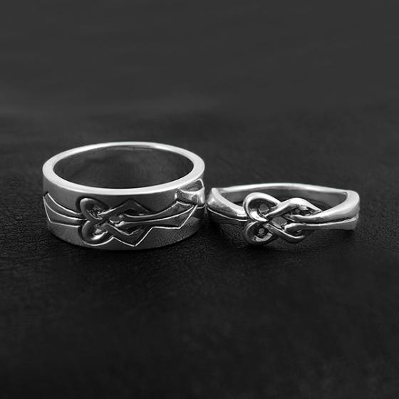 ≪DAgDART/ダグダート≫【true knot】シルバーペアリング /刻印可能