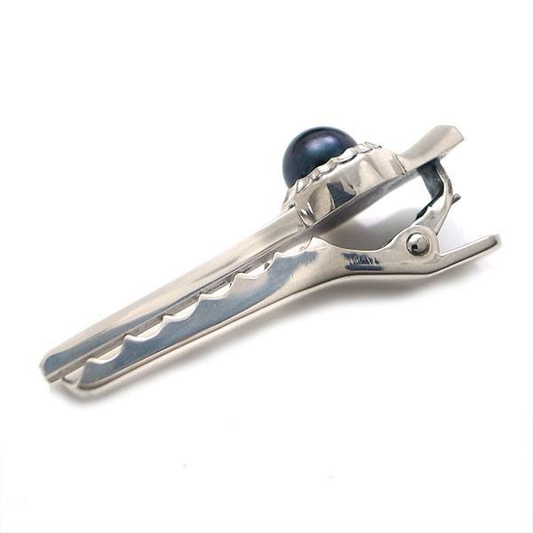 ≪DAgDART/ダグダート≫【Dice】ブラックパール×シルバーネクタイピン 