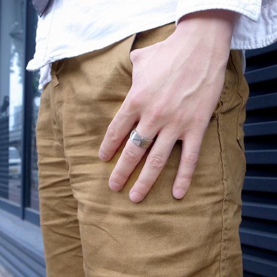 ≪DAgDART/ダグダート≫【MOCHA】ブラス×シルバーリング  / 刻印可