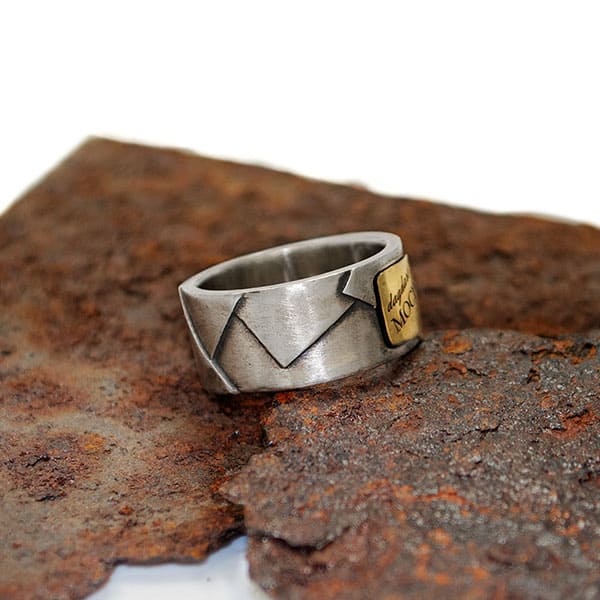 ≪DAgDART/ダグダート≫【MOCHA】ブラス×シルバーリング  / 刻印可