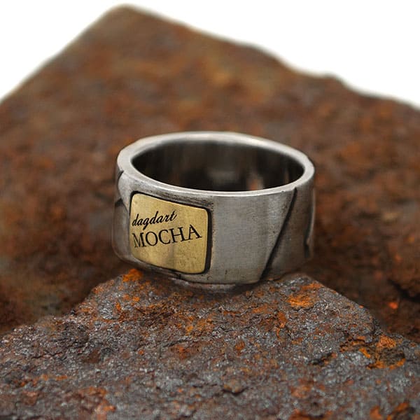 ≪DAgDART/ダグダート≫【MOCHA】ブラス×シルバーリング  / 刻印可