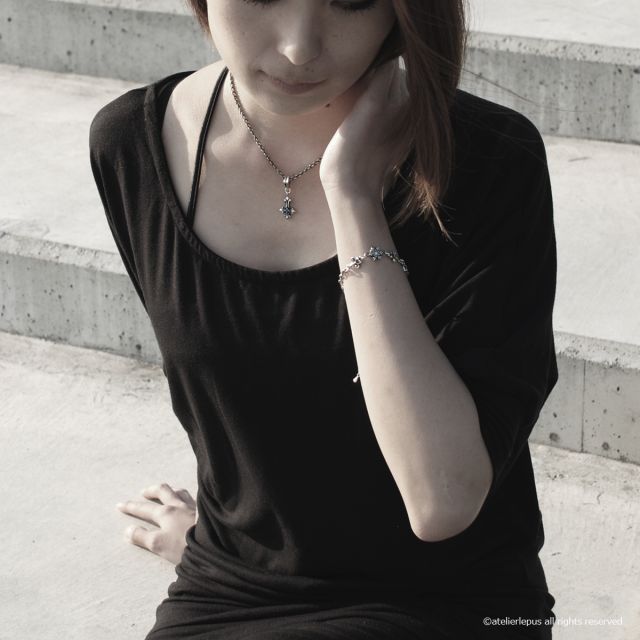 ≪cooldust≫- snow shadow bracelet -（15cm+5cm）