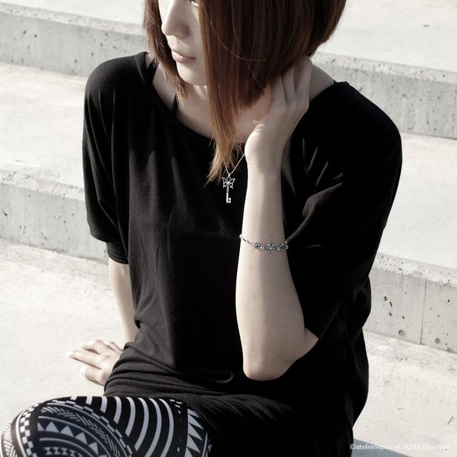 ≪cooldust≫- snow shadow bracelet -（15cm+5cm）