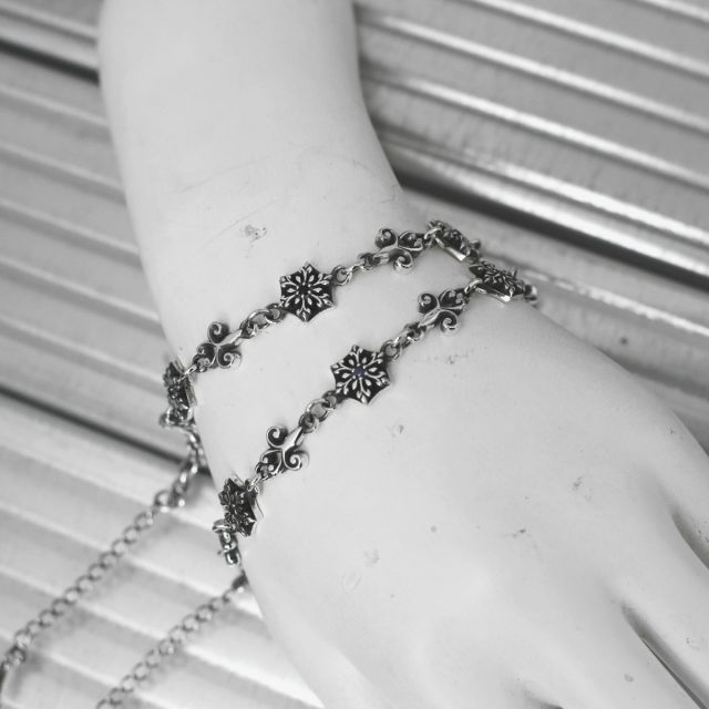 ≪cooldust≫- snow shadow bracelet -（15cm+5cm）