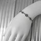 ≪cooldust≫- snow shadow bracelet -（15cm+5cm）