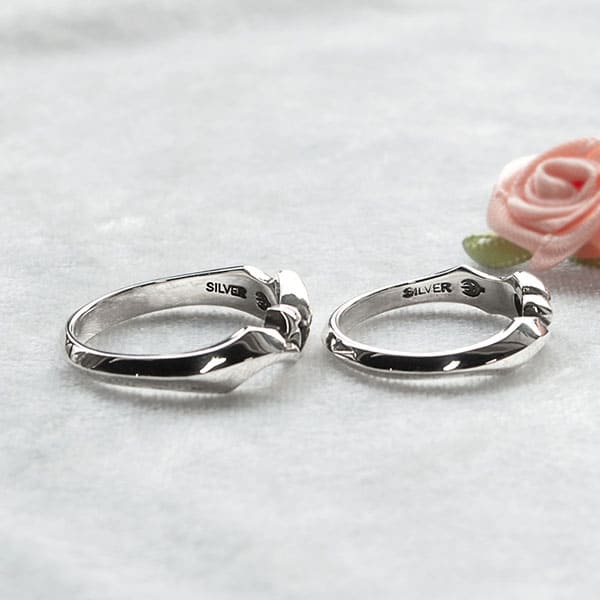 ≪DAgDART/ダグダート≫【ペア】ハート シルバーペアリング /刻印可能